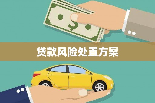 线西贷款风险处置方案