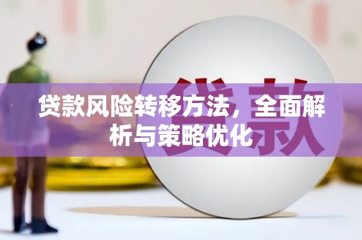线西贷款风险转移方法，全面解析与策略优化