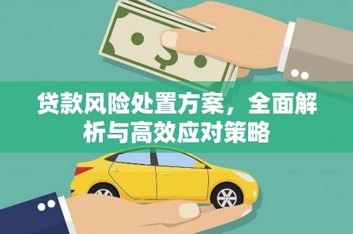 线西贷款风险处置方案，全面解析与高效应对策略