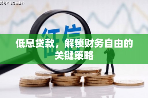 线西低息贷款，解锁财务自由的关键策略