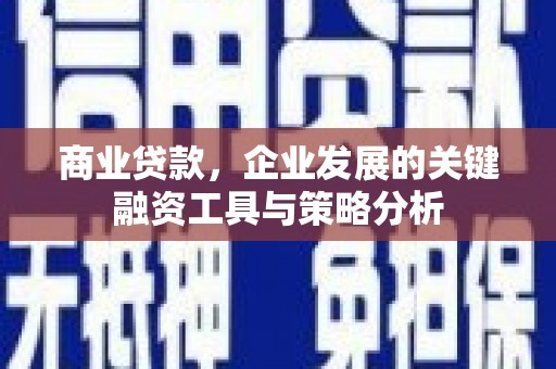 线西商业贷款，企业发展的关键融资工具与策略分析