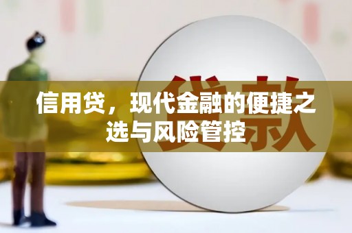 线西信用贷，现代金融的便捷之选与风险管控