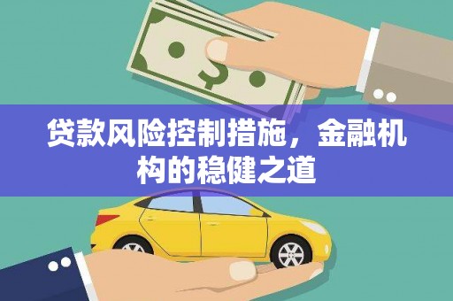 线西贷款风险控制措施，金融机构的稳健之道