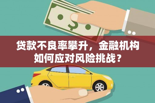 线西贷款不良率攀升，金融机构如何应对风险挑战？