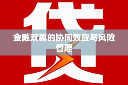 线西金融双翼的协同效应与风险管理